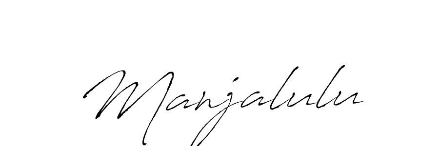 How to make Manjalulu signature? Antro_Vectra is a professional autograph style. Create handwritten signature for Manjalulu name. Manjalulu signature style 6 images and pictures png