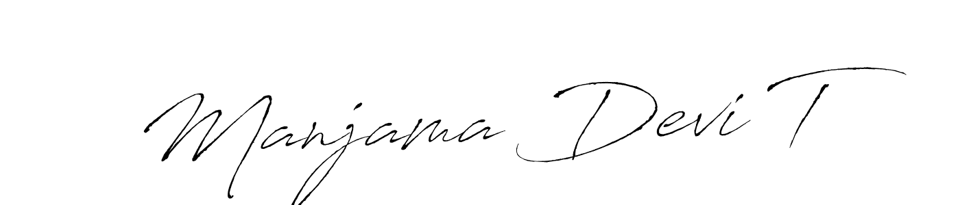 Check out images of Autograph of Manjama Devi T name. Actor Manjama Devi T Signature Style. Antro_Vectra is a professional sign style online. Manjama Devi T signature style 6 images and pictures png