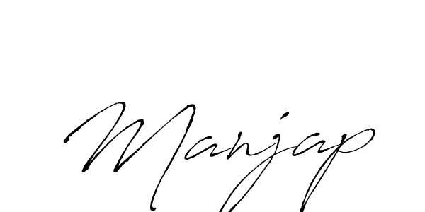 Manjap stylish signature style. Best Handwritten Sign (Antro_Vectra) for my name. Handwritten Signature Collection Ideas for my name Manjap. Manjap signature style 6 images and pictures png