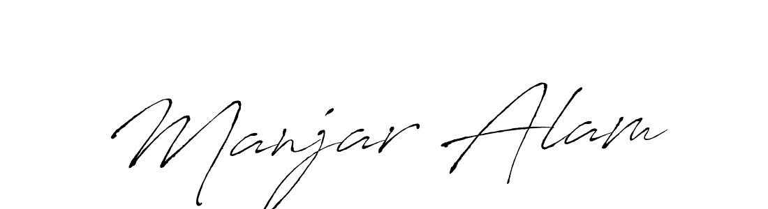 Also we have Manjar Alam name is the best signature style. Create professional handwritten signature collection using Antro_Vectra autograph style. Manjar Alam signature style 6 images and pictures png