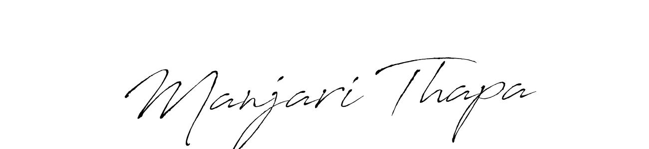 Similarly Antro_Vectra is the best handwritten signature design. Signature creator online .You can use it as an online autograph creator for name Manjari Thapa. Manjari Thapa signature style 6 images and pictures png