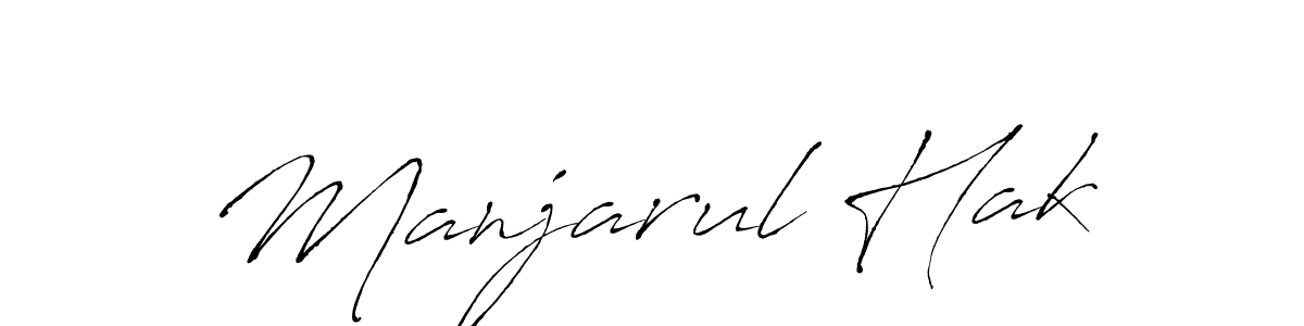 Manjarul Hak stylish signature style. Best Handwritten Sign (Antro_Vectra) for my name. Handwritten Signature Collection Ideas for my name Manjarul Hak. Manjarul Hak signature style 6 images and pictures png