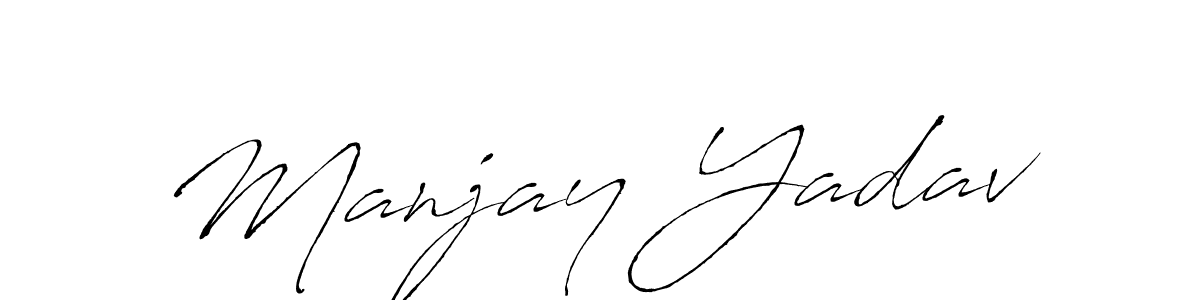 if you are searching for the best signature style for your name Manjay Yadav. so please give up your signature search. here we have designed multiple signature styles  using Antro_Vectra. Manjay Yadav signature style 6 images and pictures png
