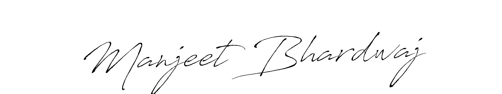 How to make Manjeet Bhardwaj signature? Antro_Vectra is a professional autograph style. Create handwritten signature for Manjeet Bhardwaj name. Manjeet Bhardwaj signature style 6 images and pictures png
