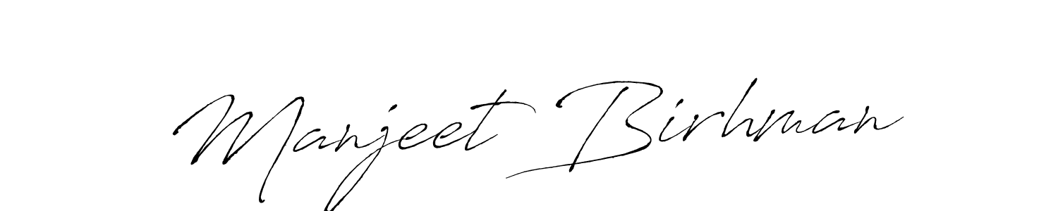 You should practise on your own different ways (Antro_Vectra) to write your name (Manjeet Birhman) in signature. don't let someone else do it for you. Manjeet Birhman signature style 6 images and pictures png