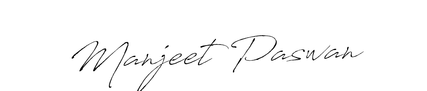 Also we have Manjeet Paswan name is the best signature style. Create professional handwritten signature collection using Antro_Vectra autograph style. Manjeet Paswan signature style 6 images and pictures png