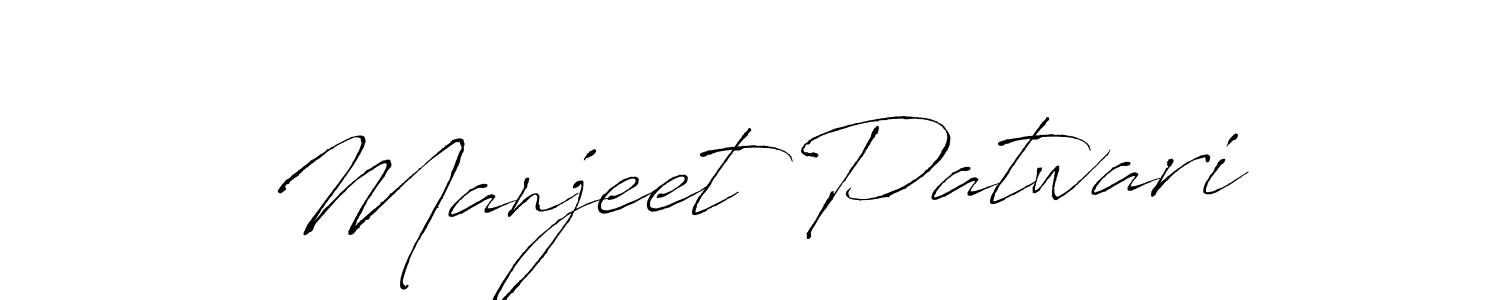 Manjeet Patwari stylish signature style. Best Handwritten Sign (Antro_Vectra) for my name. Handwritten Signature Collection Ideas for my name Manjeet Patwari. Manjeet Patwari signature style 6 images and pictures png
