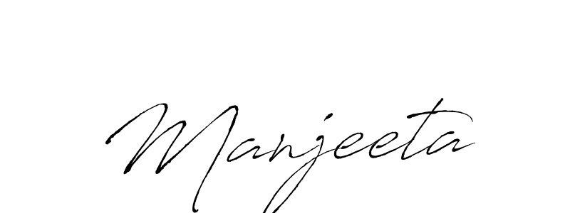 Use a signature maker to create a handwritten signature online. With this signature software, you can design (Antro_Vectra) your own signature for name Manjeeta. Manjeeta signature style 6 images and pictures png