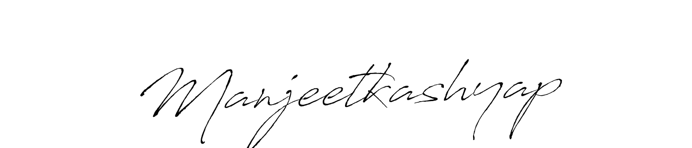 How to make Manjeetkashyap signature? Antro_Vectra is a professional autograph style. Create handwritten signature for Manjeetkashyap name. Manjeetkashyap signature style 6 images and pictures png