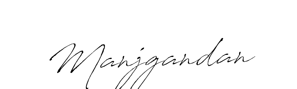 You should practise on your own different ways (Antro_Vectra) to write your name (Manjgandan) in signature. don't let someone else do it for you. Manjgandan signature style 6 images and pictures png