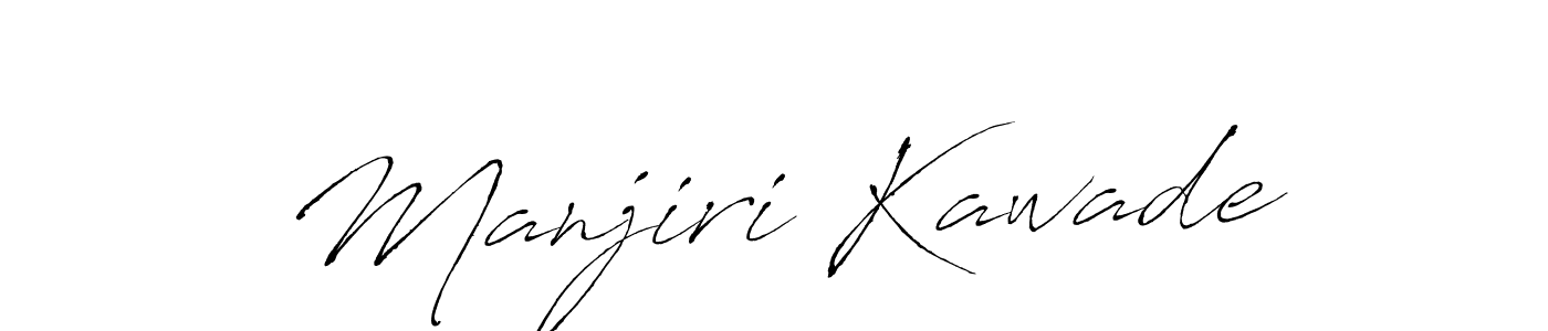 Also we have Manjiri Kawade name is the best signature style. Create professional handwritten signature collection using Antro_Vectra autograph style. Manjiri Kawade signature style 6 images and pictures png
