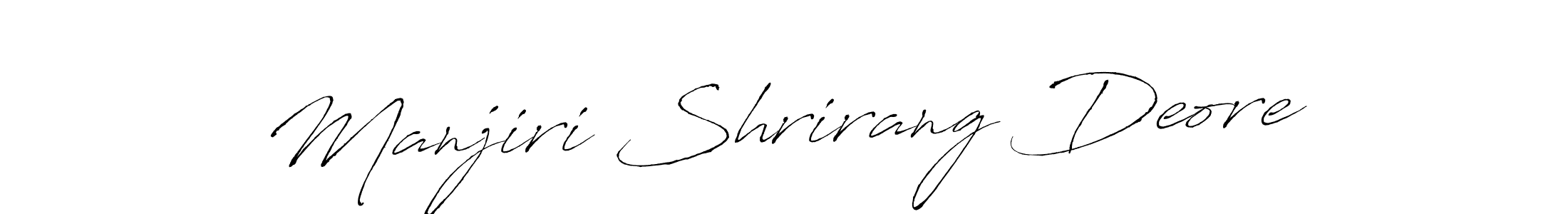 if you are searching for the best signature style for your name Manjiri Shrirang Deore. so please give up your signature search. here we have designed multiple signature styles  using Antro_Vectra. Manjiri Shrirang Deore signature style 6 images and pictures png