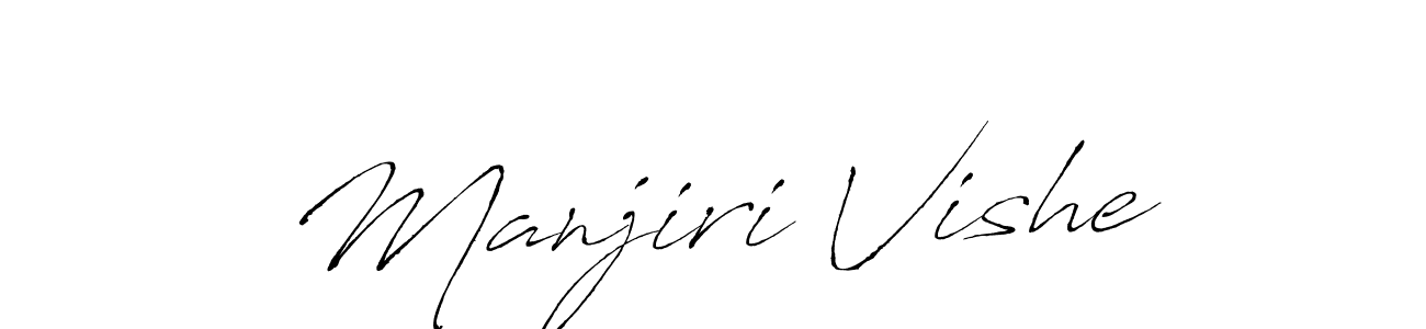 Antro_Vectra is a professional signature style that is perfect for those who want to add a touch of class to their signature. It is also a great choice for those who want to make their signature more unique. Get Manjiri Vishe name to fancy signature for free. Manjiri Vishe signature style 6 images and pictures png