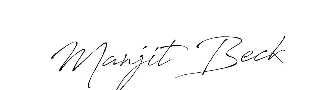 You can use this online signature creator to create a handwritten signature for the name Manjit Beck. This is the best online autograph maker. Manjit Beck signature style 6 images and pictures png