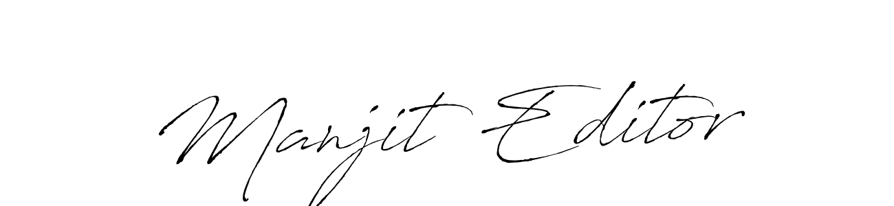 if you are searching for the best signature style for your name Manjit Editor. so please give up your signature search. here we have designed multiple signature styles  using Antro_Vectra. Manjit Editor signature style 6 images and pictures png