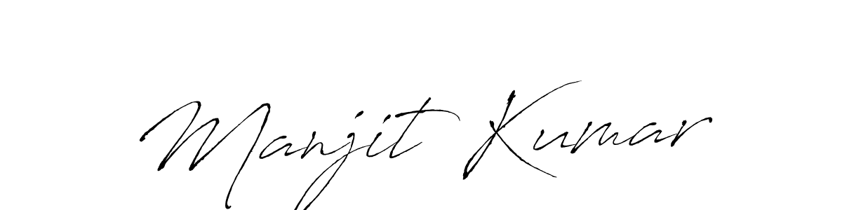 Use a signature maker to create a handwritten signature online. With this signature software, you can design (Antro_Vectra) your own signature for name Manjit Kumar. Manjit Kumar signature style 6 images and pictures png