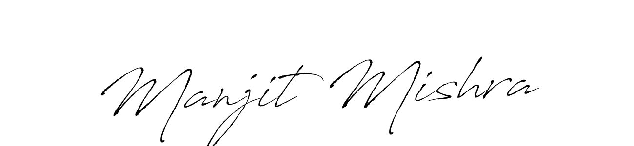 if you are searching for the best signature style for your name Manjit Mishra. so please give up your signature search. here we have designed multiple signature styles  using Antro_Vectra. Manjit Mishra signature style 6 images and pictures png