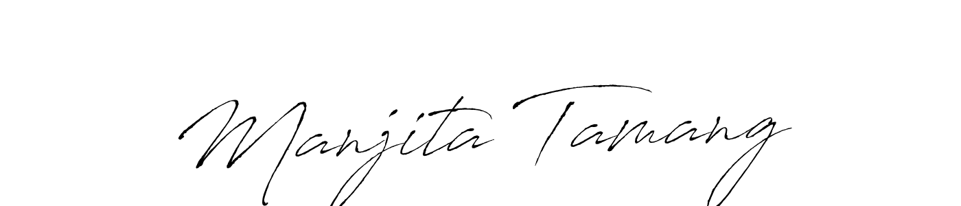 This is the best signature style for the Manjita Tamang name. Also you like these signature font (Antro_Vectra). Mix name signature. Manjita Tamang signature style 6 images and pictures png