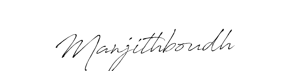 Use a signature maker to create a handwritten signature online. With this signature software, you can design (Antro_Vectra) your own signature for name Manjithboudh. Manjithboudh signature style 6 images and pictures png
