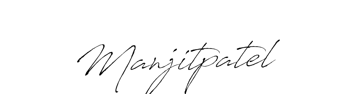 Also we have Manjitpatel name is the best signature style. Create professional handwritten signature collection using Antro_Vectra autograph style. Manjitpatel signature style 6 images and pictures png