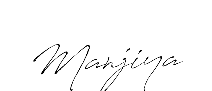 Manjiya stylish signature style. Best Handwritten Sign (Antro_Vectra) for my name. Handwritten Signature Collection Ideas for my name Manjiya. Manjiya signature style 6 images and pictures png