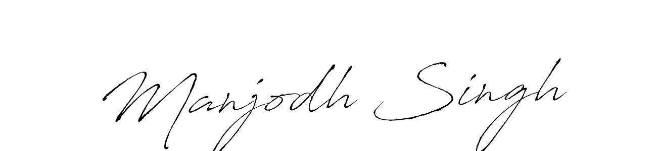 Also You can easily find your signature by using the search form. We will create Manjodh Singh name handwritten signature images for you free of cost using Antro_Vectra sign style. Manjodh Singh signature style 6 images and pictures png