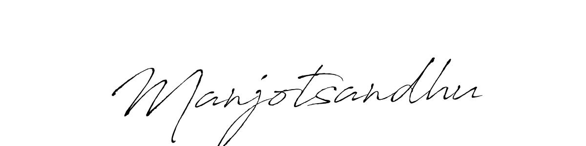 Create a beautiful signature design for name Manjotsandhu. With this signature (Antro_Vectra) fonts, you can make a handwritten signature for free. Manjotsandhu signature style 6 images and pictures png