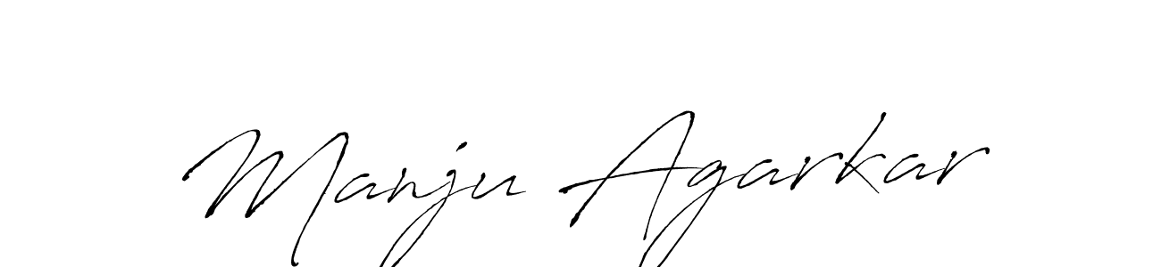 This is the best signature style for the Manju Agarkar name. Also you like these signature font (Antro_Vectra). Mix name signature. Manju Agarkar signature style 6 images and pictures png