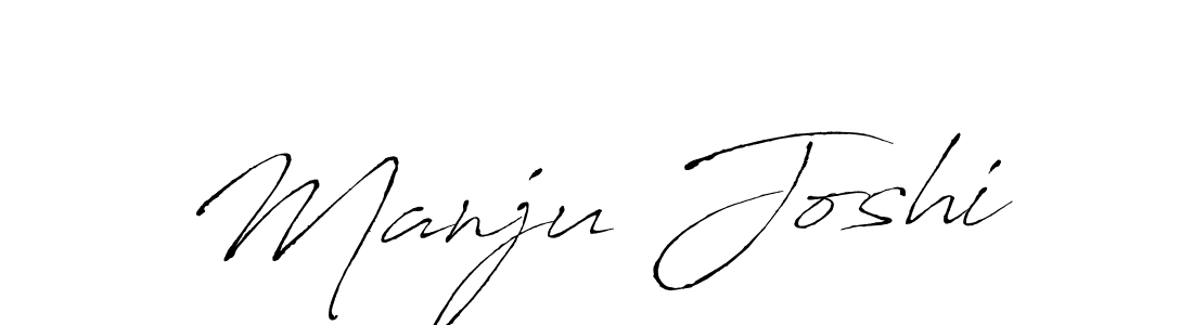 Manju Joshi stylish signature style. Best Handwritten Sign (Antro_Vectra) for my name. Handwritten Signature Collection Ideas for my name Manju Joshi. Manju Joshi signature style 6 images and pictures png