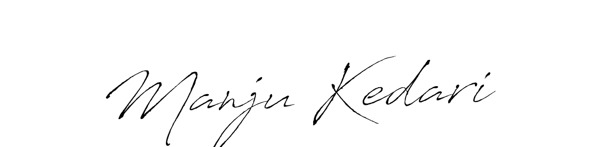 Create a beautiful signature design for name Manju Kedari. With this signature (Antro_Vectra) fonts, you can make a handwritten signature for free. Manju Kedari signature style 6 images and pictures png