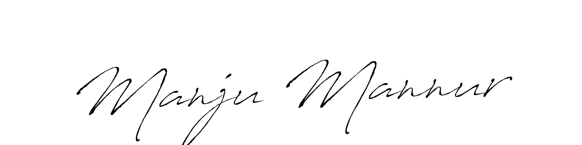 You should practise on your own different ways (Antro_Vectra) to write your name (Manju Mannur) in signature. don't let someone else do it for you. Manju Mannur signature style 6 images and pictures png