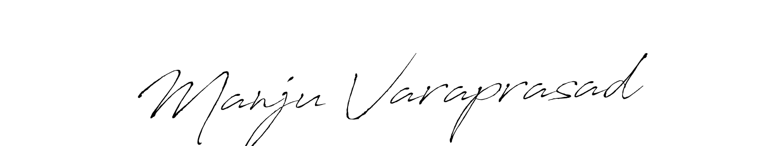 It looks lik you need a new signature style for name Manju Varaprasad. Design unique handwritten (Antro_Vectra) signature with our free signature maker in just a few clicks. Manju Varaprasad signature style 6 images and pictures png