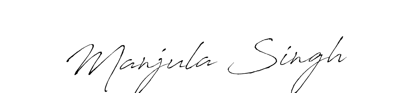 Antro_Vectra is a professional signature style that is perfect for those who want to add a touch of class to their signature. It is also a great choice for those who want to make their signature more unique. Get Manjula Singh name to fancy signature for free. Manjula Singh signature style 6 images and pictures png