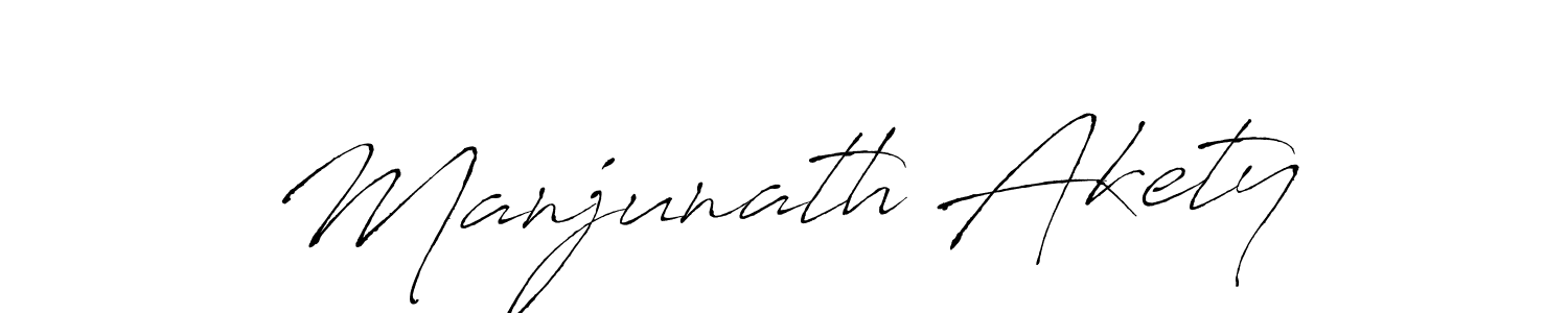 Antro_Vectra is a professional signature style that is perfect for those who want to add a touch of class to their signature. It is also a great choice for those who want to make their signature more unique. Get Manjunath Akety name to fancy signature for free. Manjunath Akety signature style 6 images and pictures png