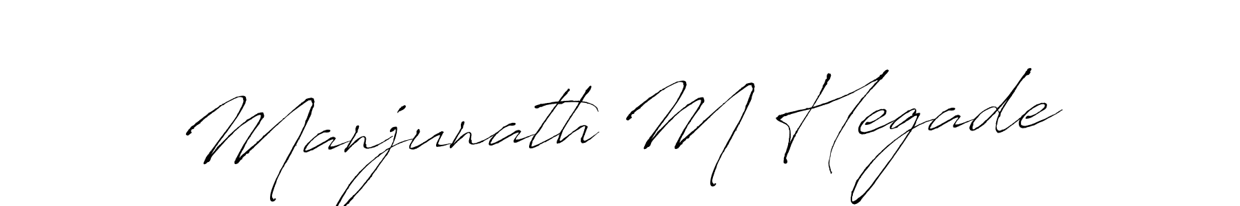 Design your own signature with our free online signature maker. With this signature software, you can create a handwritten (Antro_Vectra) signature for name Manjunath M Hegade. Manjunath M Hegade signature style 6 images and pictures png