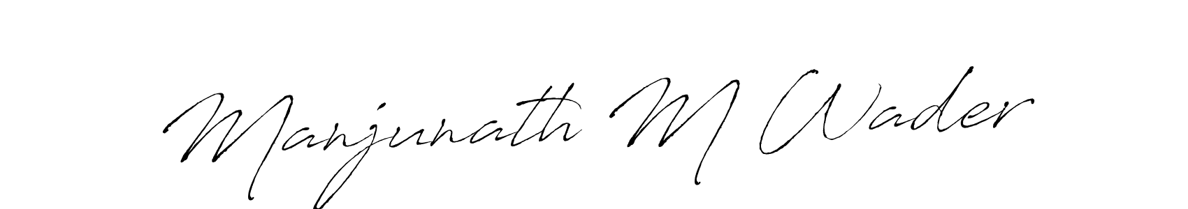 Similarly Antro_Vectra is the best handwritten signature design. Signature creator online .You can use it as an online autograph creator for name Manjunath M Wader. Manjunath M Wader signature style 6 images and pictures png