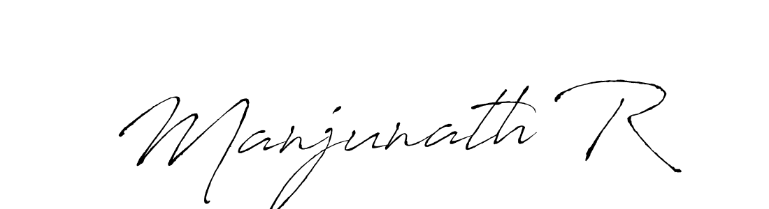 Create a beautiful signature design for name Manjunath R. With this signature (Antro_Vectra) fonts, you can make a handwritten signature for free. Manjunath R signature style 6 images and pictures png