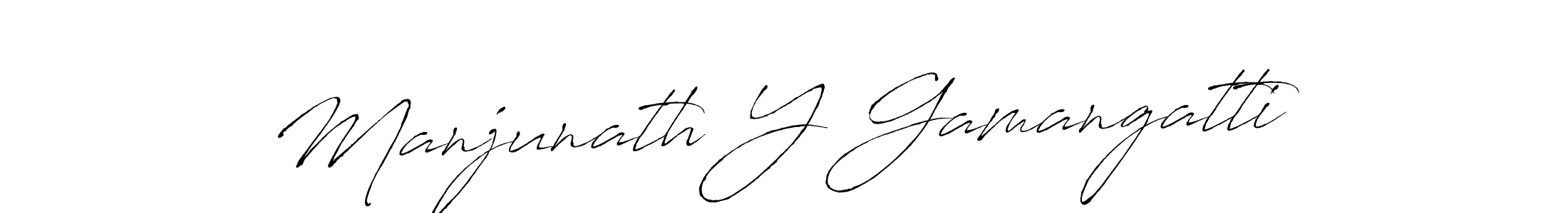 Use a signature maker to create a handwritten signature online. With this signature software, you can design (Antro_Vectra) your own signature for name Manjunath Y Gamangatti. Manjunath Y Gamangatti signature style 6 images and pictures png