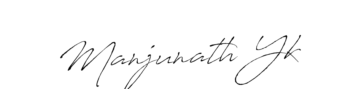 Antro_Vectra is a professional signature style that is perfect for those who want to add a touch of class to their signature. It is also a great choice for those who want to make their signature more unique. Get Manjunath Yk name to fancy signature for free. Manjunath Yk signature style 6 images and pictures png