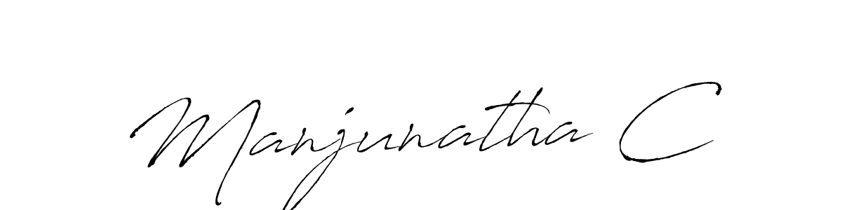 You should practise on your own different ways (Antro_Vectra) to write your name (Manjunatha C) in signature. don't let someone else do it for you. Manjunatha C signature style 6 images and pictures png