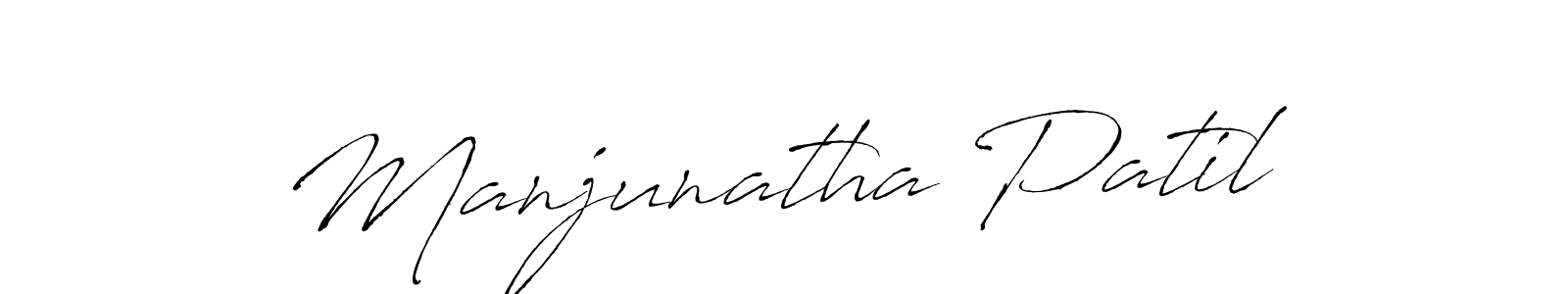 Also we have Manjunatha Patil name is the best signature style. Create professional handwritten signature collection using Antro_Vectra autograph style. Manjunatha Patil signature style 6 images and pictures png