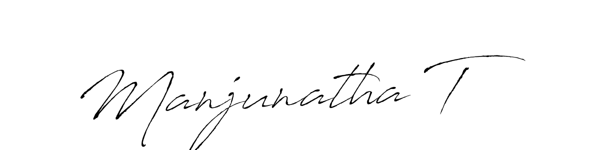 It looks lik you need a new signature style for name Manjunatha T. Design unique handwritten (Antro_Vectra) signature with our free signature maker in just a few clicks. Manjunatha T signature style 6 images and pictures png