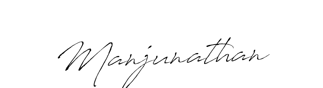 Manjunathan stylish signature style. Best Handwritten Sign (Antro_Vectra) for my name. Handwritten Signature Collection Ideas for my name Manjunathan. Manjunathan signature style 6 images and pictures png