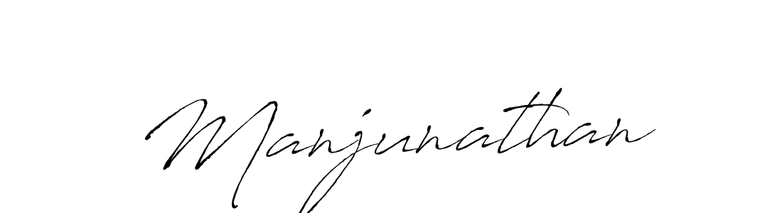 Manjunathan stylish signature style. Best Handwritten Sign (Antro_Vectra) for my name. Handwritten Signature Collection Ideas for my name Manjunathan. Manjunathan signature style 6 images and pictures png