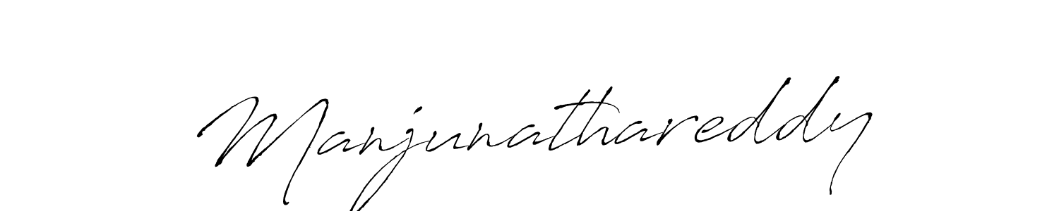 Also we have Manjunathareddy name is the best signature style. Create professional handwritten signature collection using Antro_Vectra autograph style. Manjunathareddy signature style 6 images and pictures png