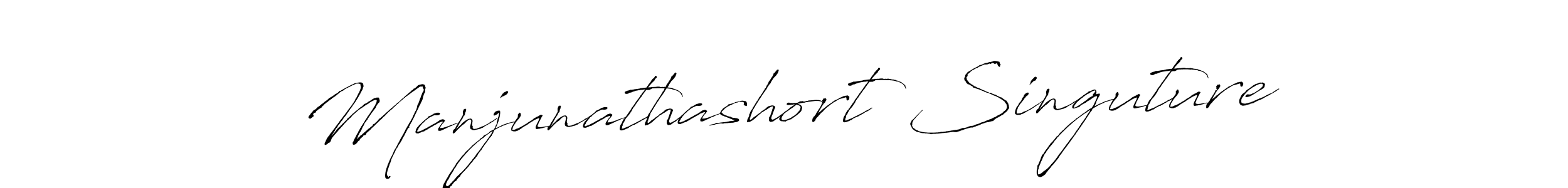 Once you've used our free online signature maker to create your best signature Antro_Vectra style, it's time to enjoy all of the benefits that Manjunathashort Singuture name signing documents. Manjunathashort Singuture signature style 6 images and pictures png
