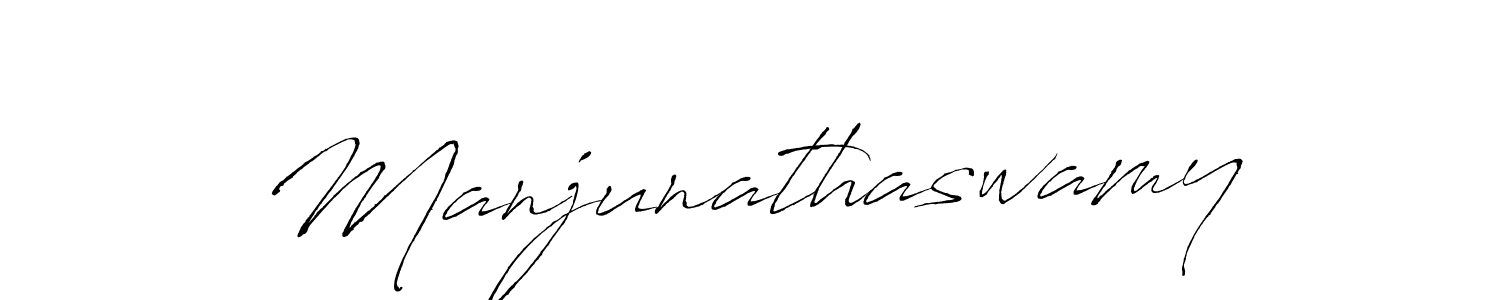 Design your own signature with our free online signature maker. With this signature software, you can create a handwritten (Antro_Vectra) signature for name Manjunathaswamy. Manjunathaswamy signature style 6 images and pictures png