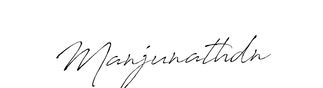 Manjunathdn stylish signature style. Best Handwritten Sign (Antro_Vectra) for my name. Handwritten Signature Collection Ideas for my name Manjunathdn. Manjunathdn signature style 6 images and pictures png