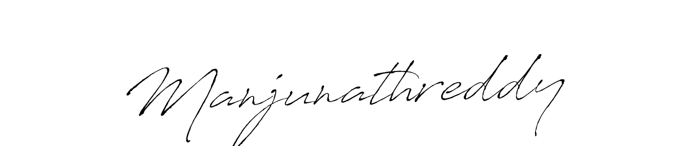 Design your own signature with our free online signature maker. With this signature software, you can create a handwritten (Antro_Vectra) signature for name Manjunathreddy. Manjunathreddy signature style 6 images and pictures png