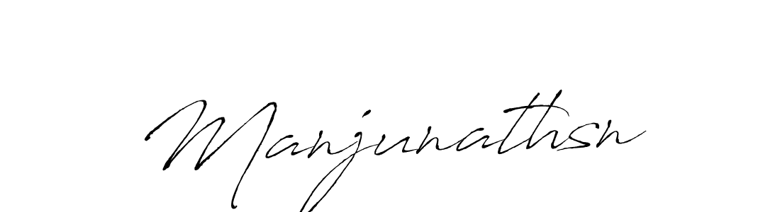 Antro_Vectra is a professional signature style that is perfect for those who want to add a touch of class to their signature. It is also a great choice for those who want to make their signature more unique. Get Manjunathsn name to fancy signature for free. Manjunathsn signature style 6 images and pictures png